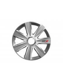 Puklica / Hubcap silver GTX carbon 15" / 16"