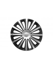 Puklice / Hubcap trend silver/black